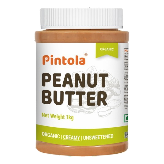 Pintola Peanut Butter - Organic, Creamy, Unsweetened