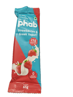 Phab Protein Bar Strawberries & Greek Yogurt