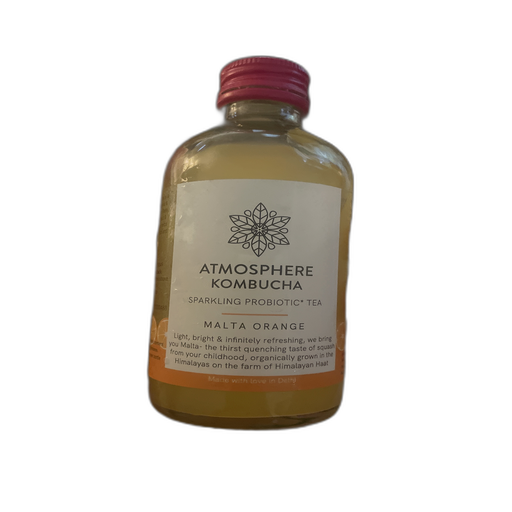 Atmosphere Kombucha Sparkling Probiotic Tea Malta Orange