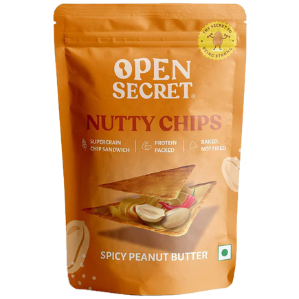 Open Secret Nutty Chips Spicy Peanut Butter