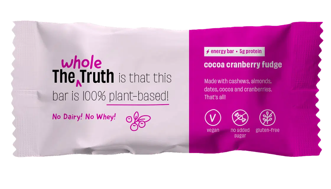 The Whole Truth Cocoa Cranberry Fudge