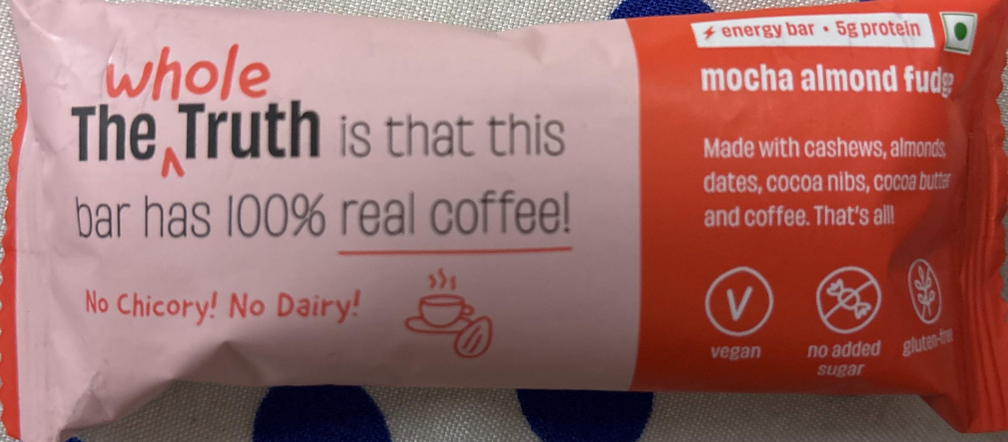 The Whole Truth Energy Bar Mocha Almond Fudge