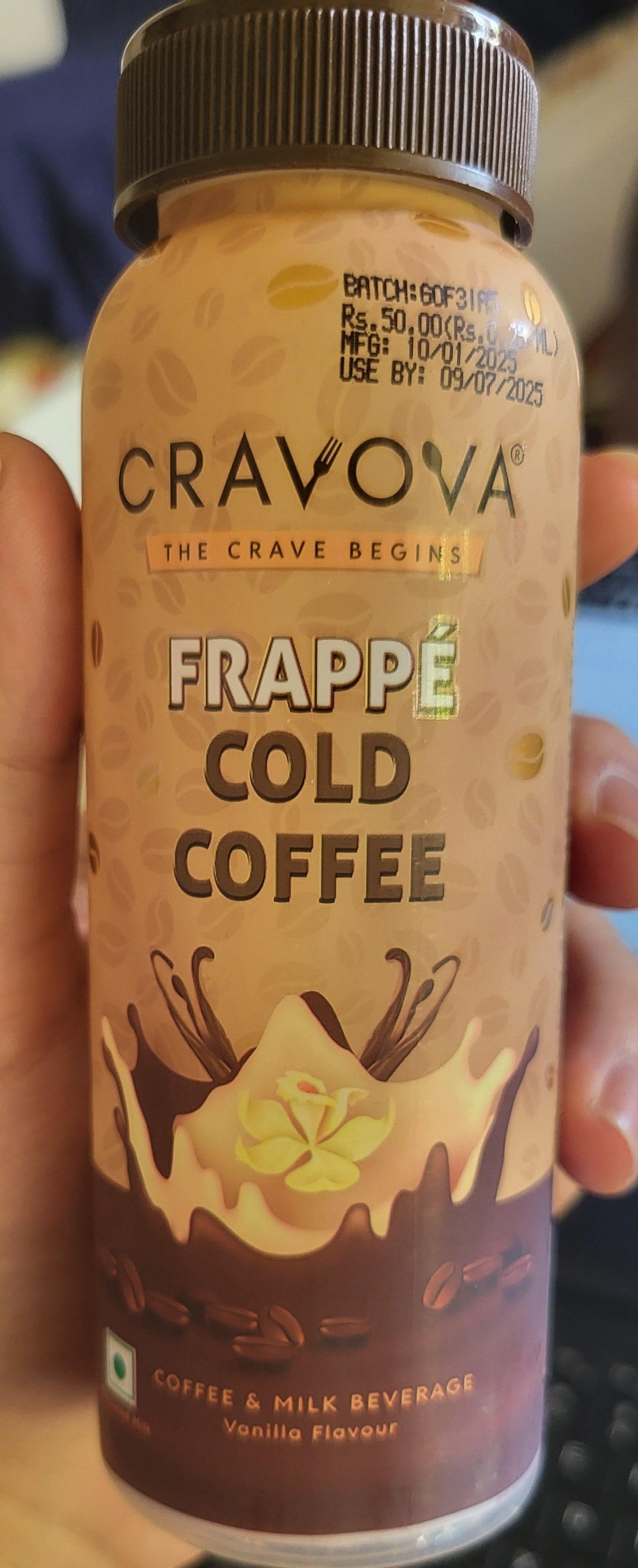 Cravova Frappe Cold Coffee Vanilla Flavour