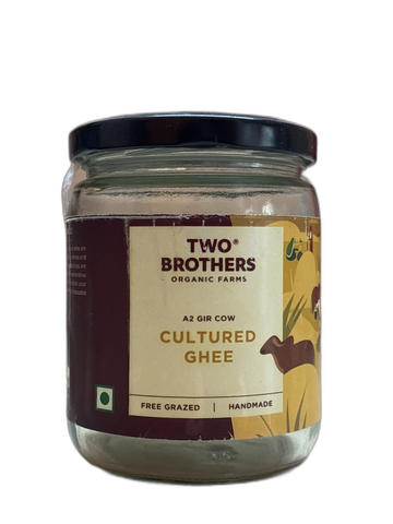 Two Brother Organic Farms A2 Gir Cow Cultured Ghee