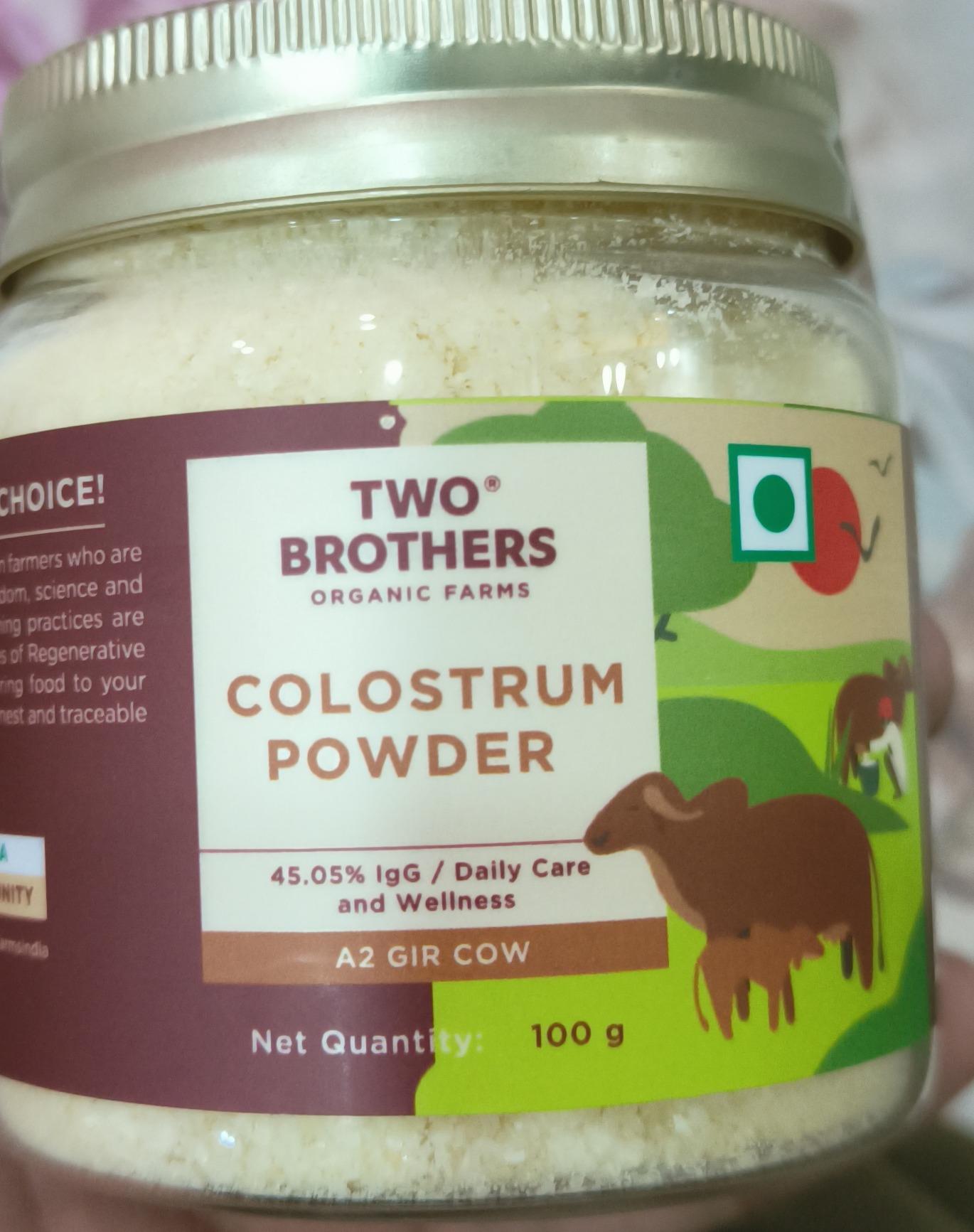 Two Brothers Organic Farms A2 Gir Cow Colostrum Powder