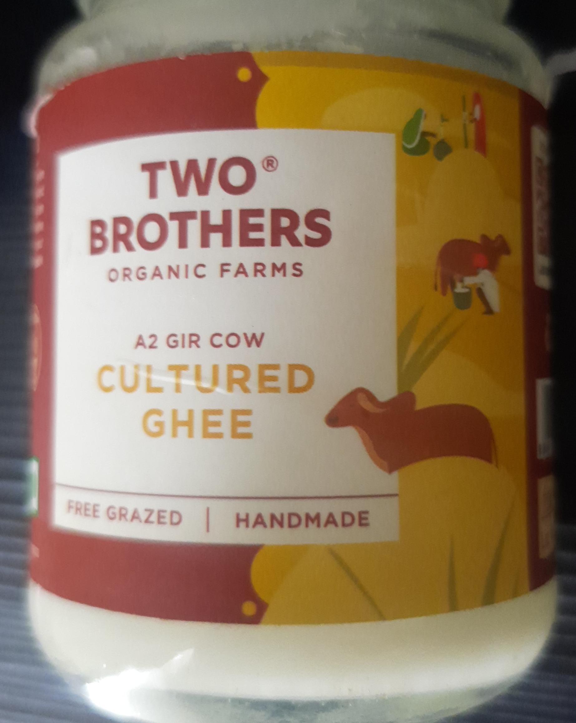 Two Brothers Organic Farms A2 Gir Cow Cultured Ghee
