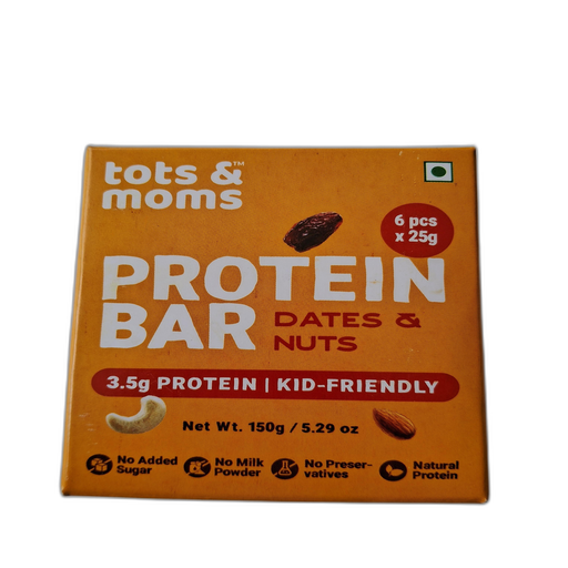 Tots & Moms Protein Bar Dates & Nuts