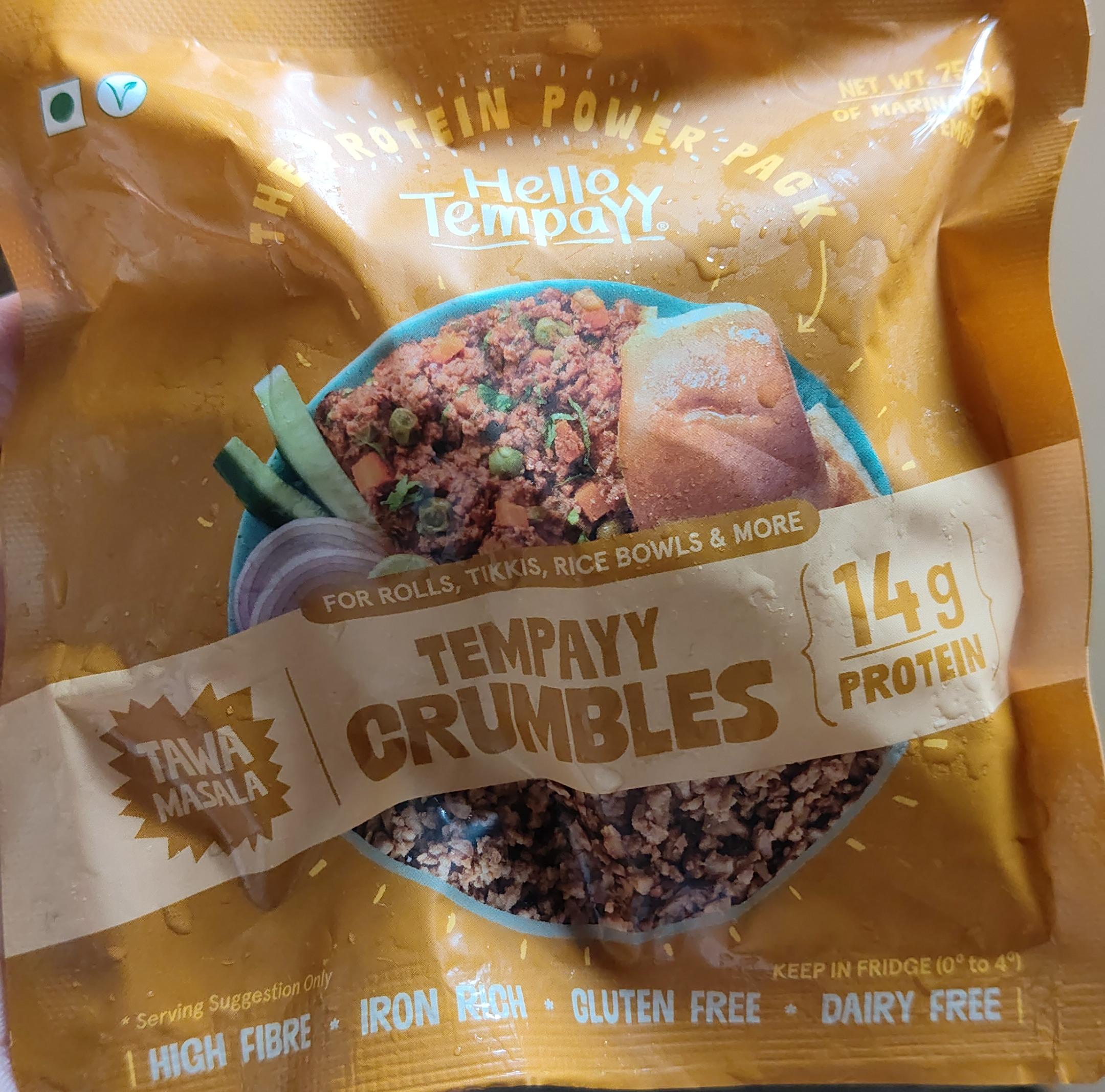 Hello Tempayy Tempayy Crumbles Tawa Masala