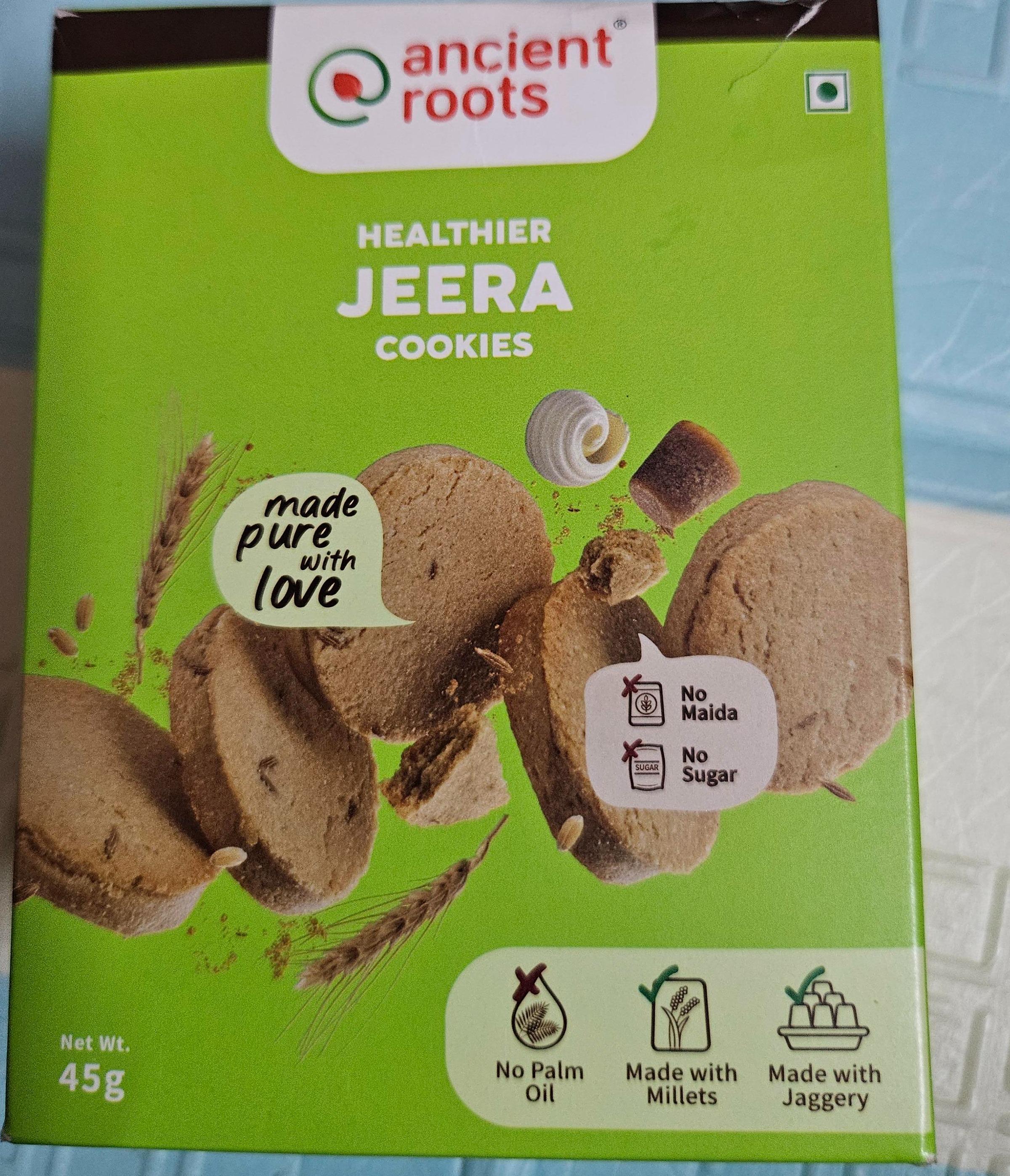 Ancient Roots Healthier Jeera Cookies