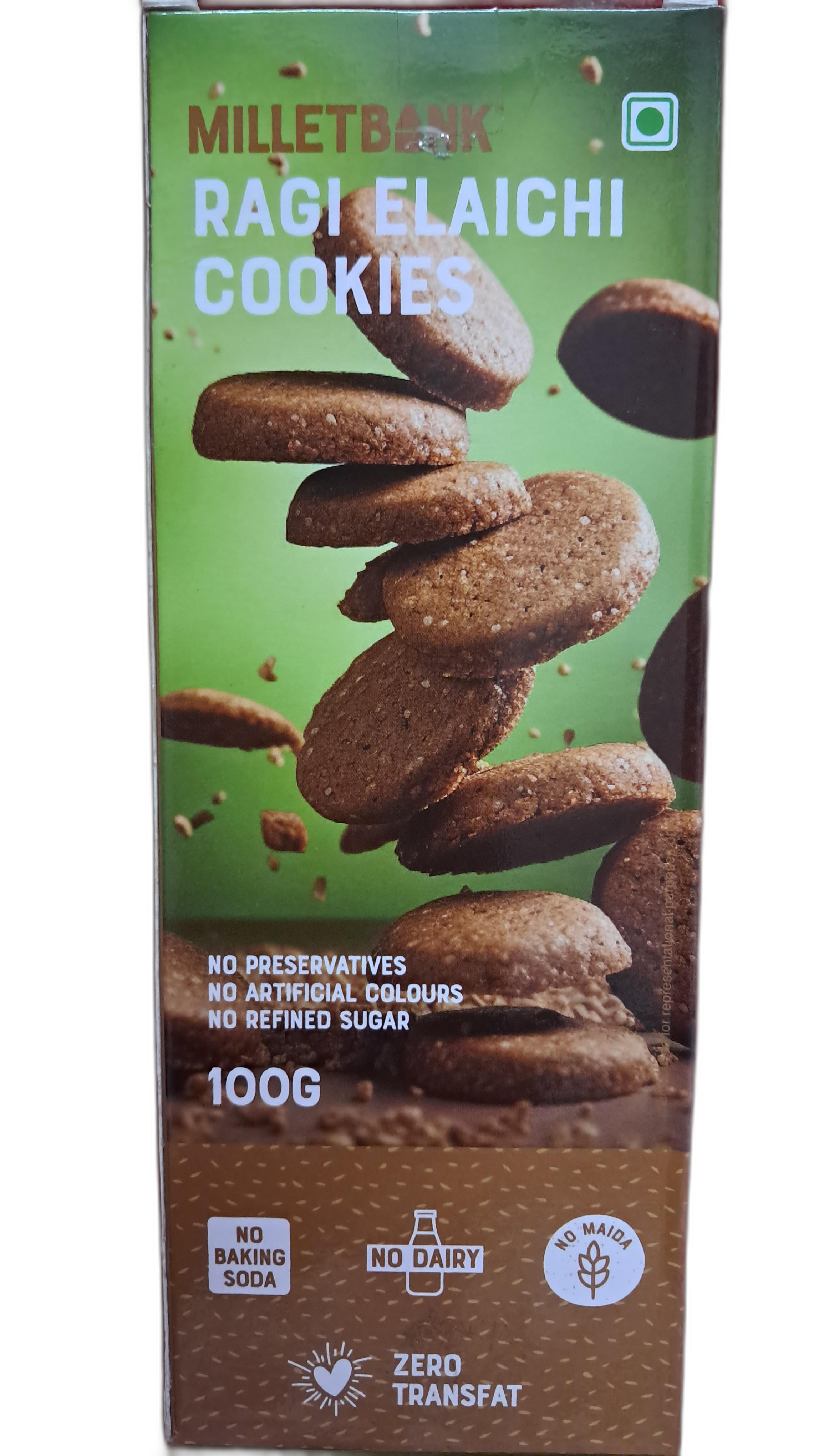 Milletbank Cookies Ragi Elaichi