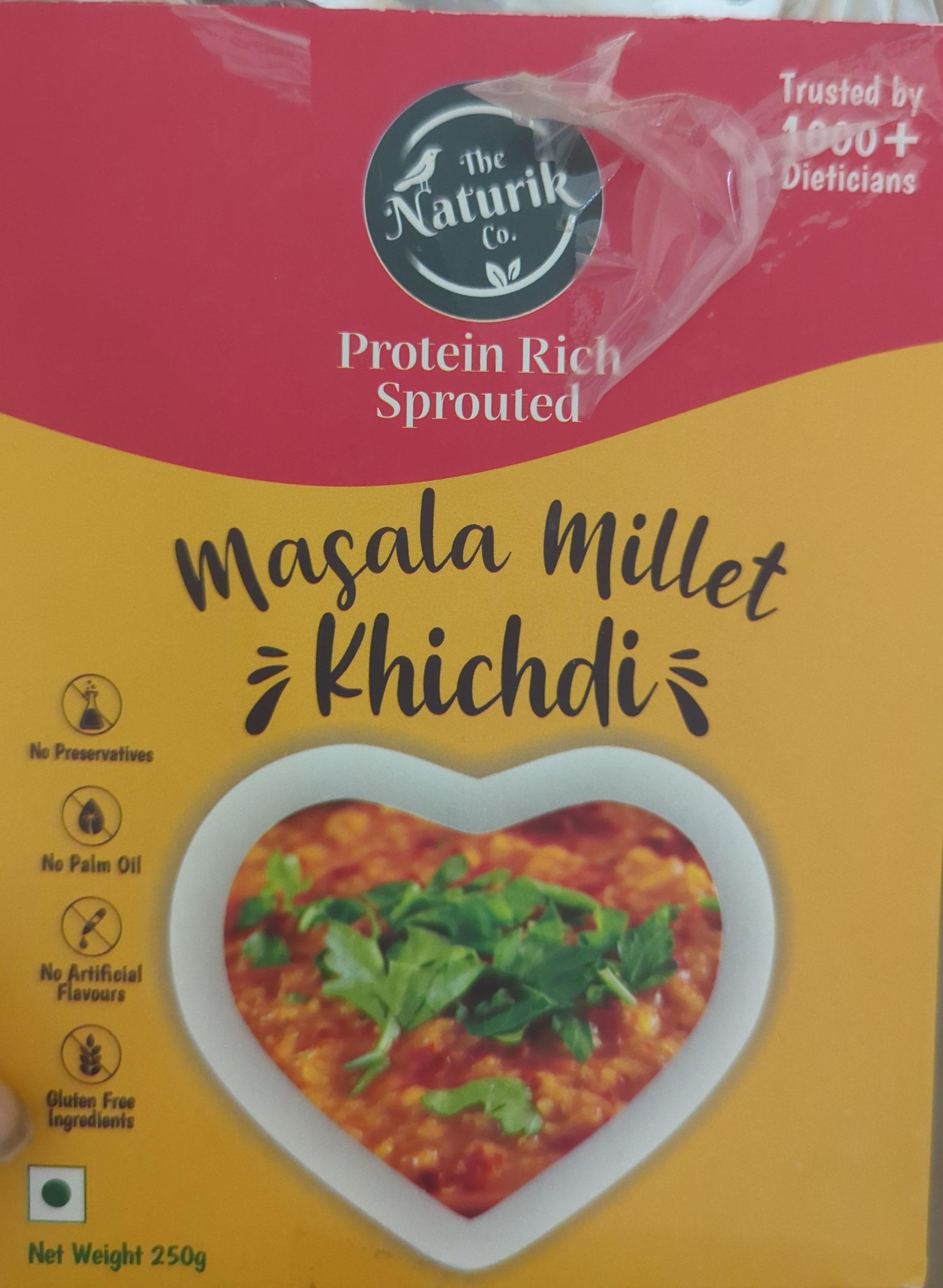 The Naturik Co. Protein Rich Sprouted Masala Millet Khichdi