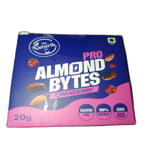The Naturik Co. Pro Almond Bytes Cranberry