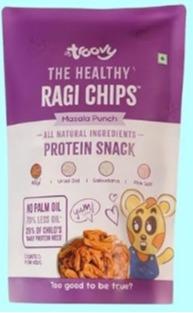 Troovy The Healthy Ragi Chips Masala Punch Protein Snack