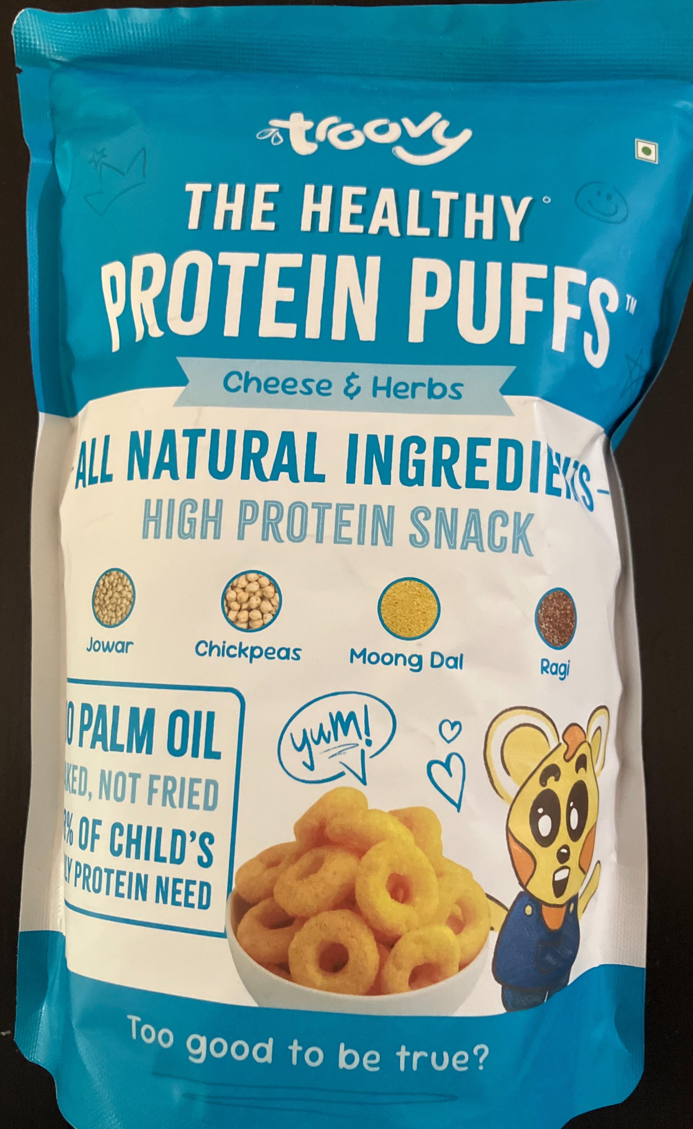 Troovy The Healthy Protein Puffs Cheese & Herbs