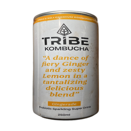 Tribe Kombucha Probiotic Sparkling Super Drink Gingerade