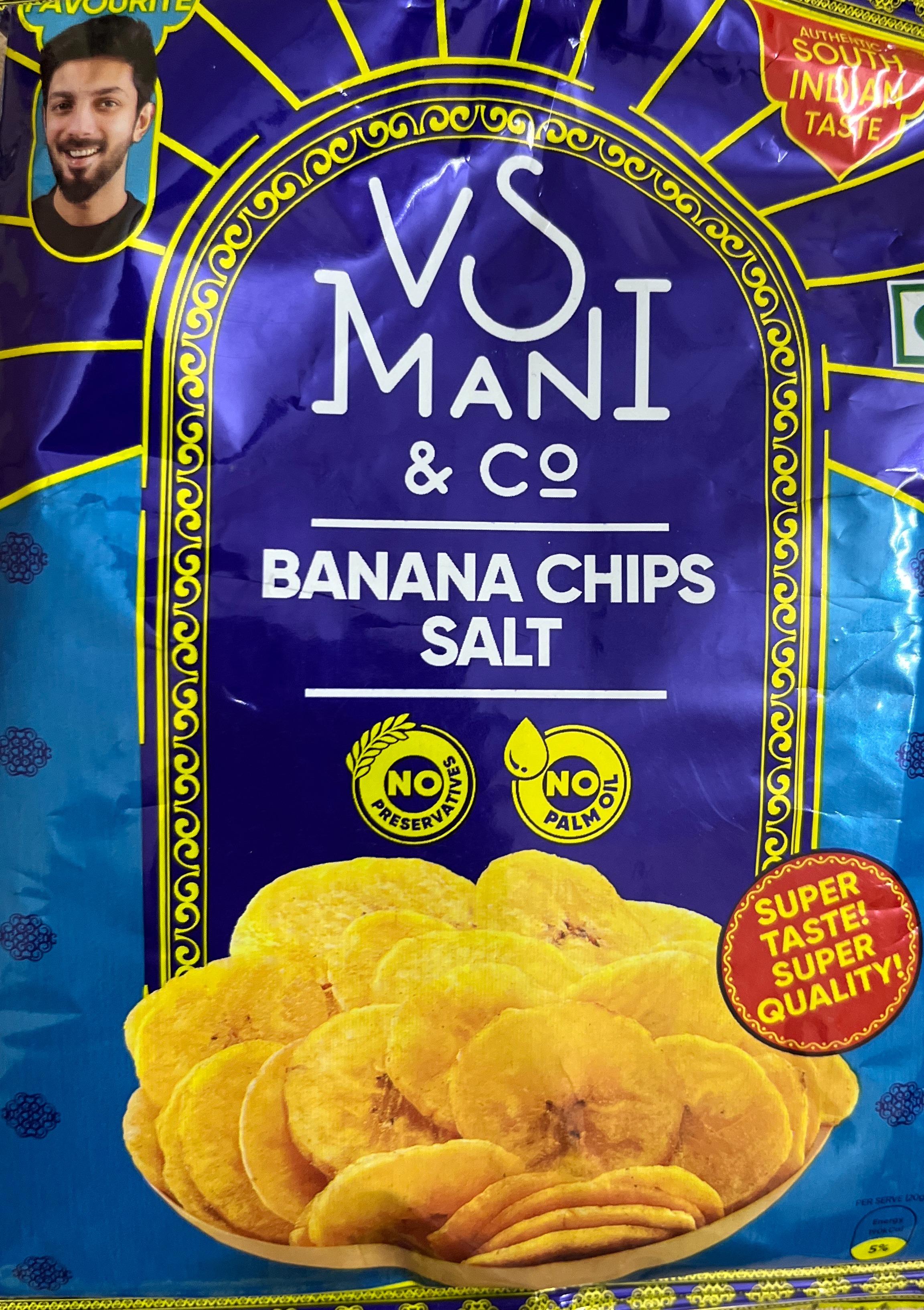 Vs Mani & Co Banana Chips Salt