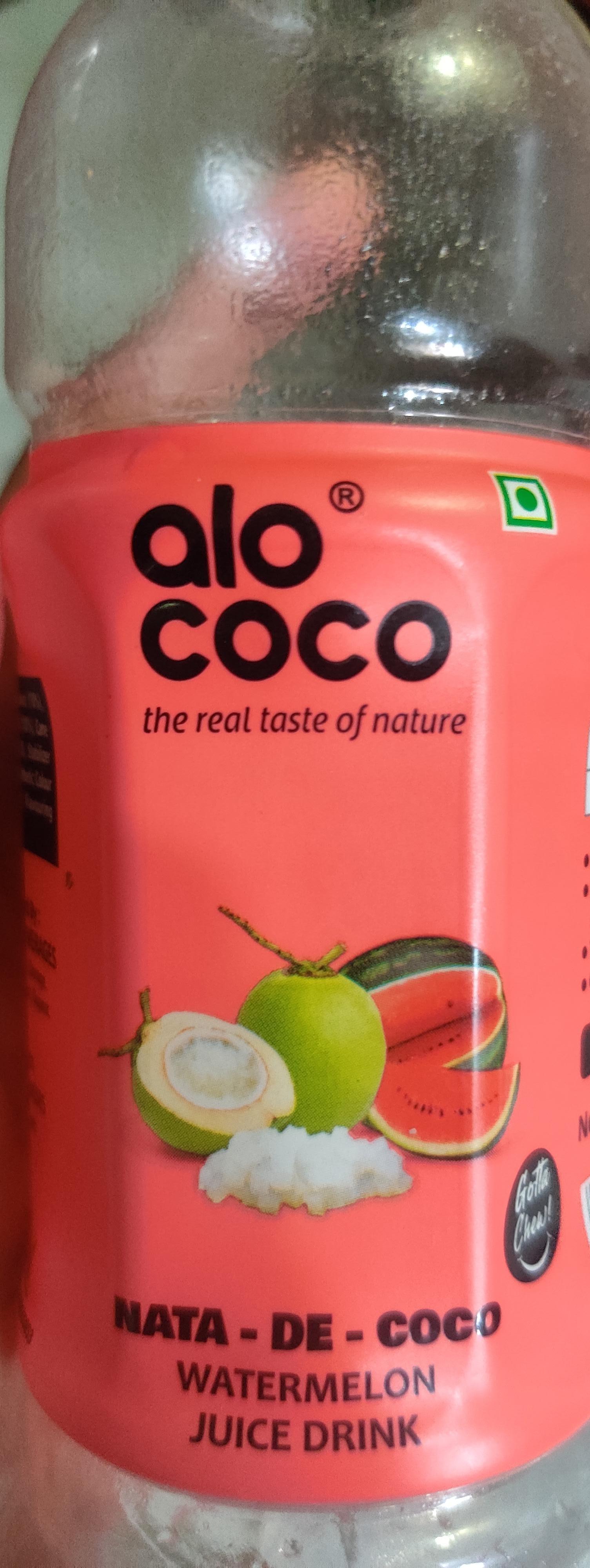 Alo Coco Watermelon Juice Drink Nata De Coco