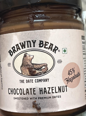 Brawny Bear Chocolate Hazelnut Sweetened with Premium Dates