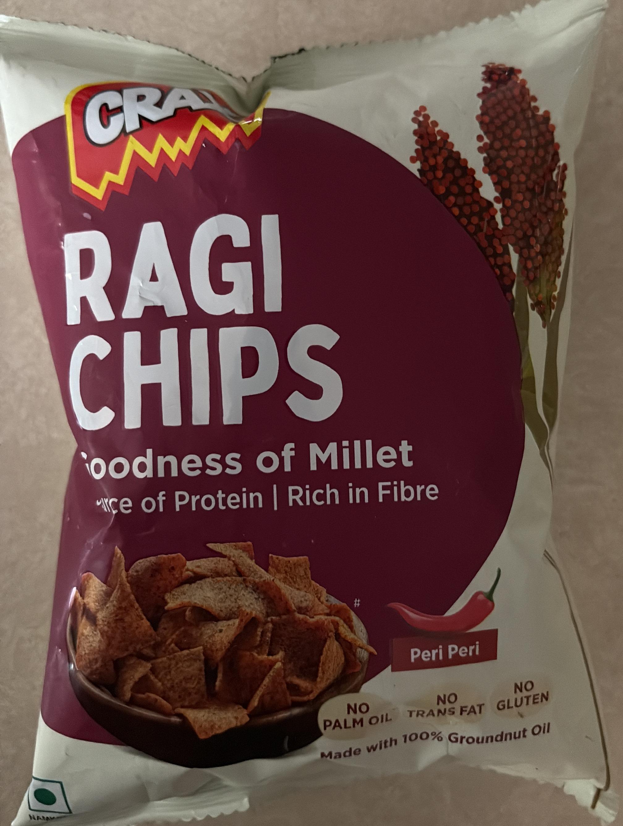 Crax Ragi Chips Peri Peri
