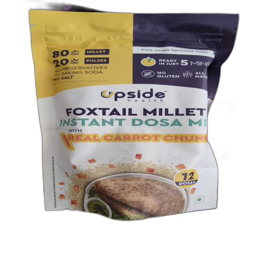 Upside Foxtail Millet Instant Dosa Mix With Real Carrot Chunks