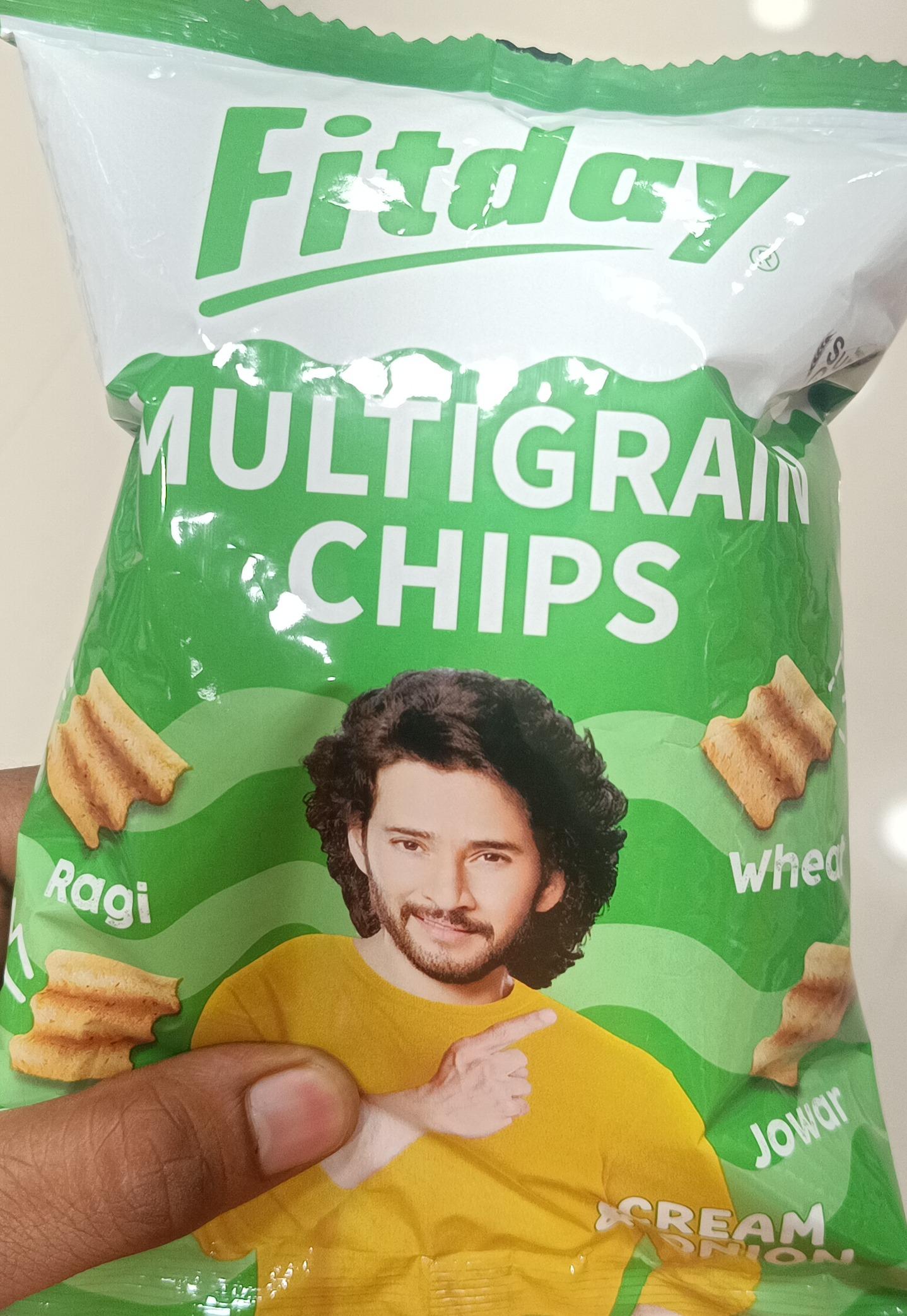 Fitday Multigrain Chips Cream & Onion
