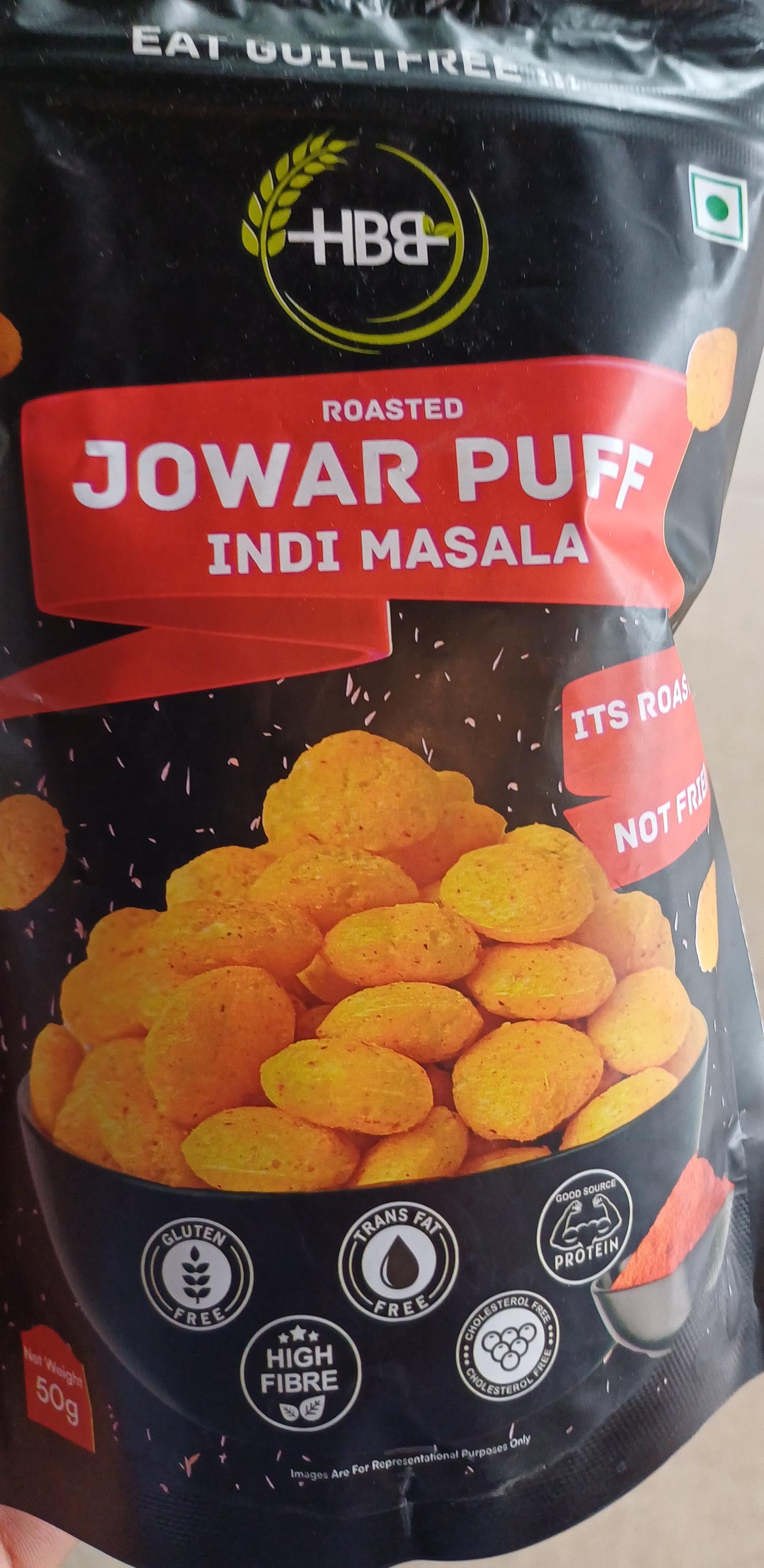 HBB Roasted Jowar Puff Indi Masala