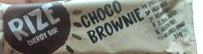 Rize Energy Bar Choco Brownie