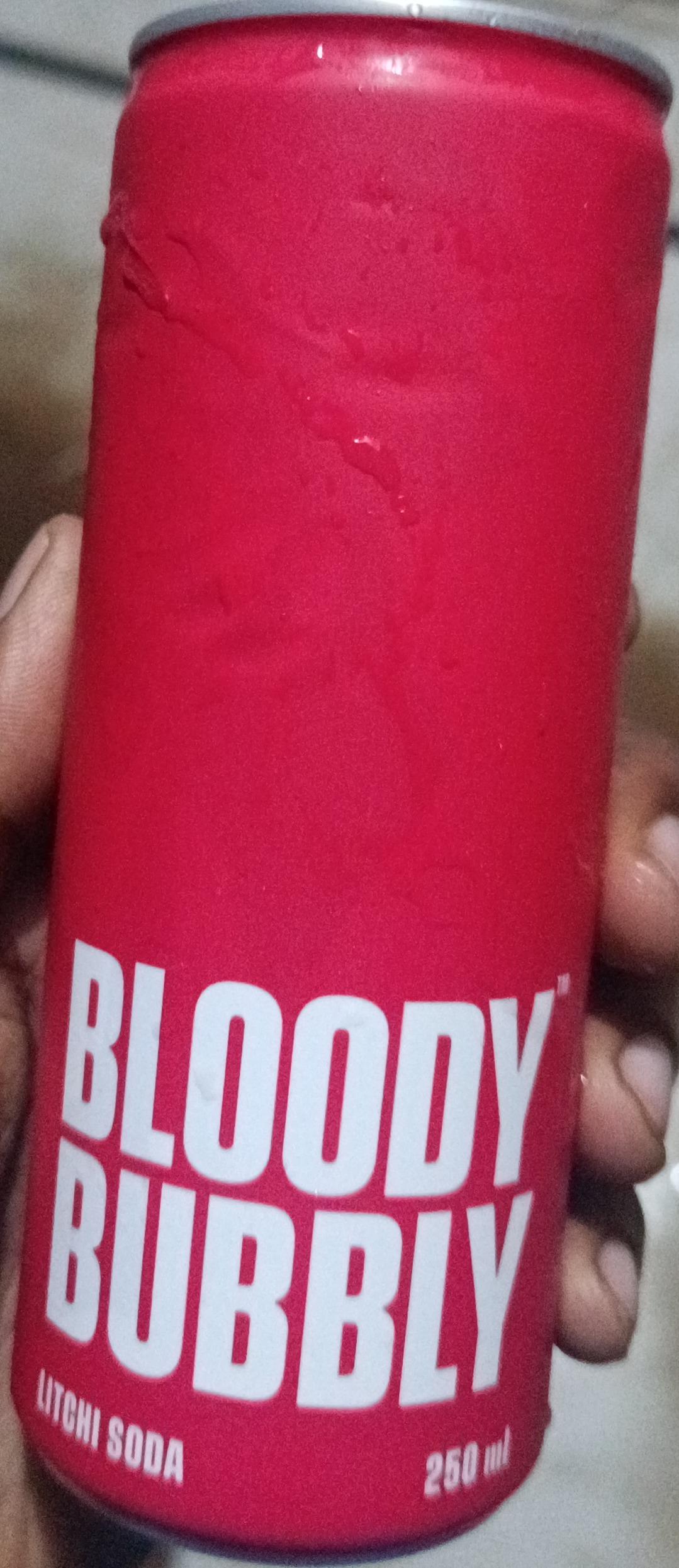 Bloody Bubbly Litchi Soda
