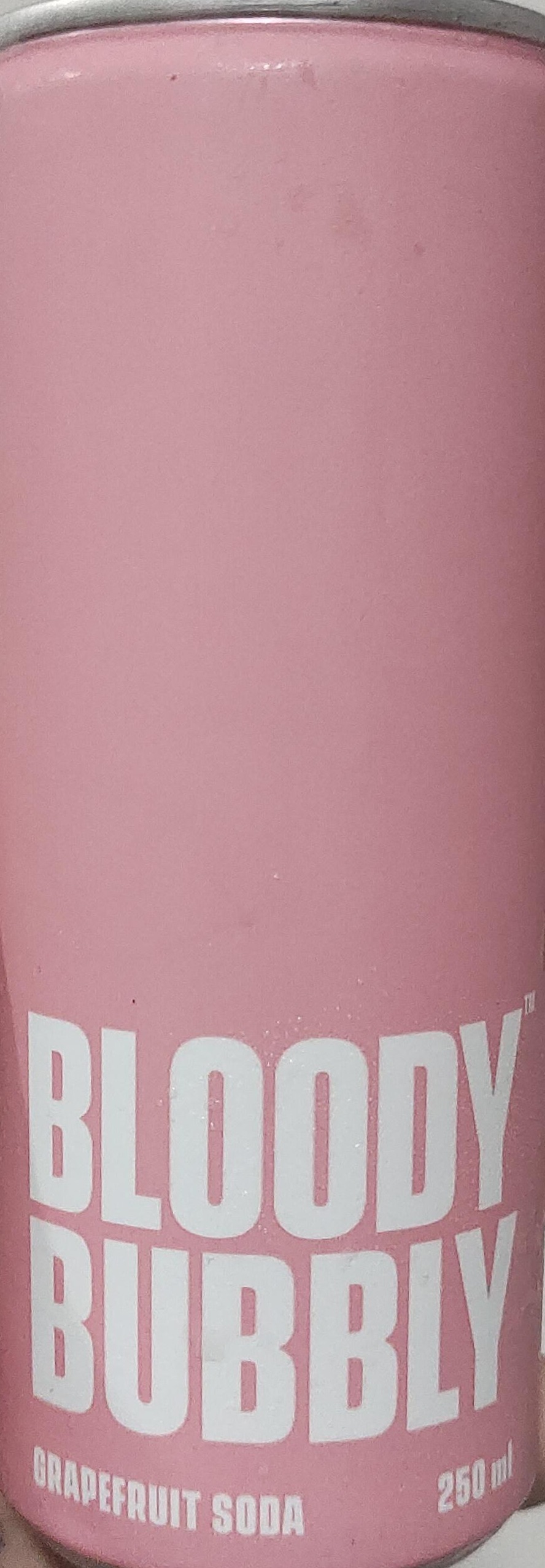 Bloody Bubbly Grapefruit Soda