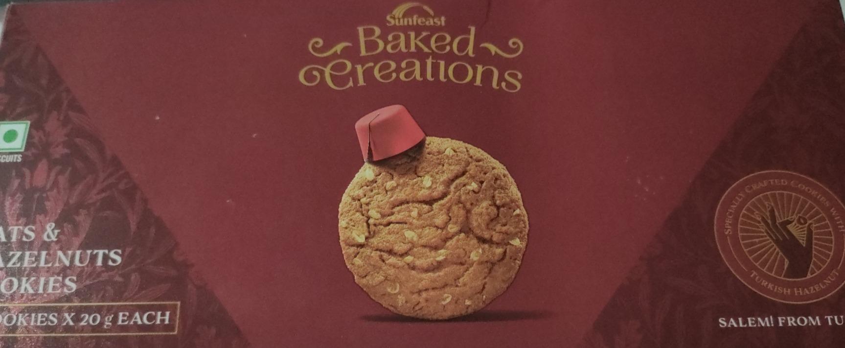 Sunfeast Baked Creations Oats & Hazelnuts Cookies