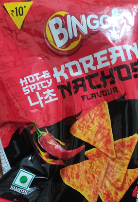 Bingo Hot & Spicy Korean Style Nachos Flavour
