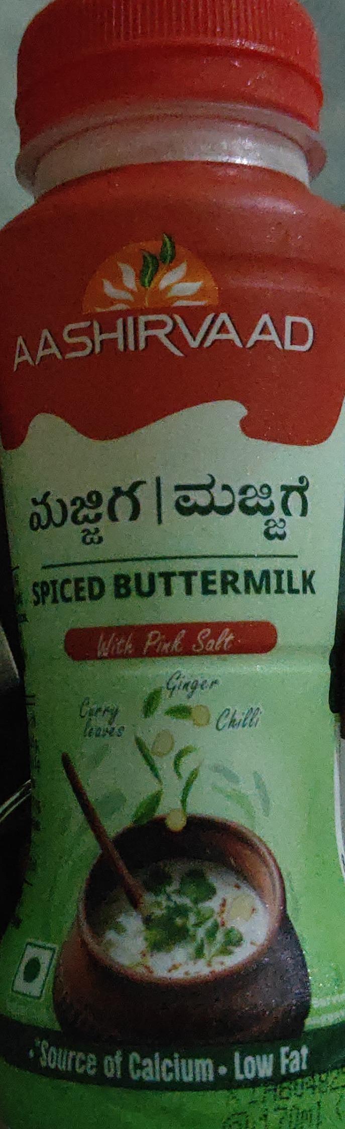 Aashirvaad Spiced Buttermilk With Pink Salt