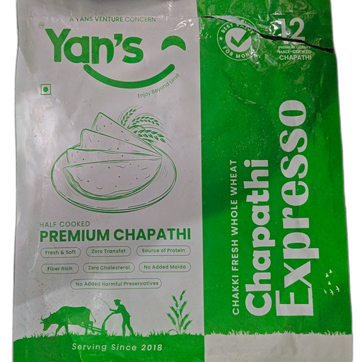 Yan's Premium Half Cooked Chapathi Expresso